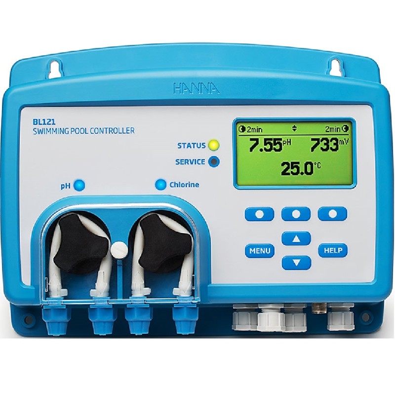 Regulador de pH/Redox para piscinas con bombas de dosificación